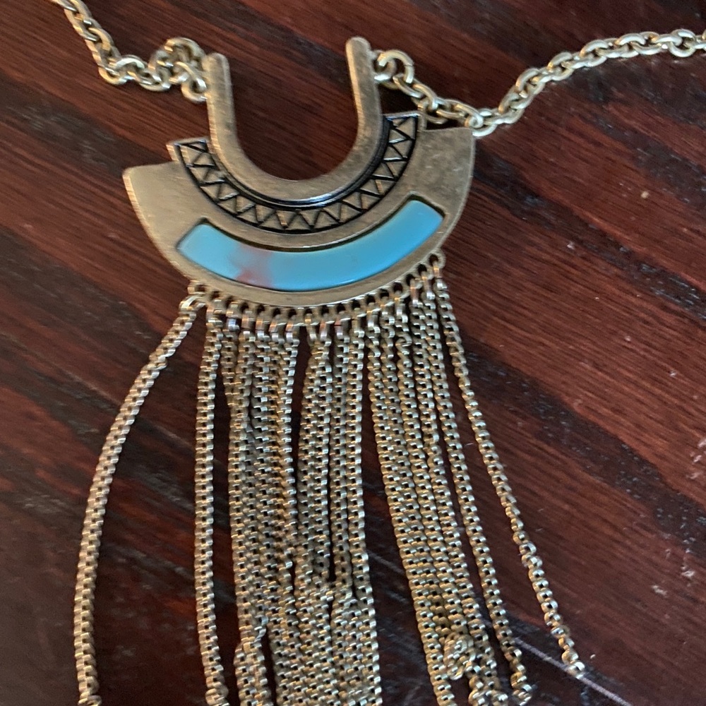 Turkish double stranded long necklace - Picture 2 of 3